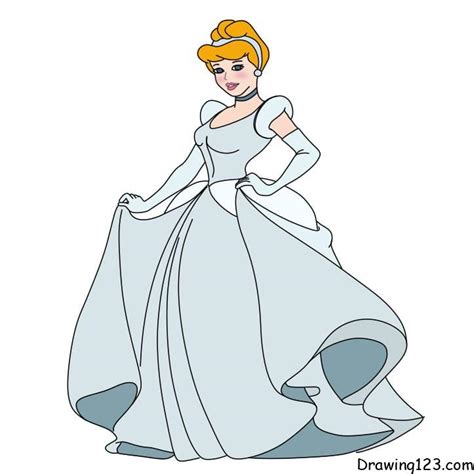 Cinderella Çizimi Eğitimleri - Adım adım Cinderella nasıl çizilir