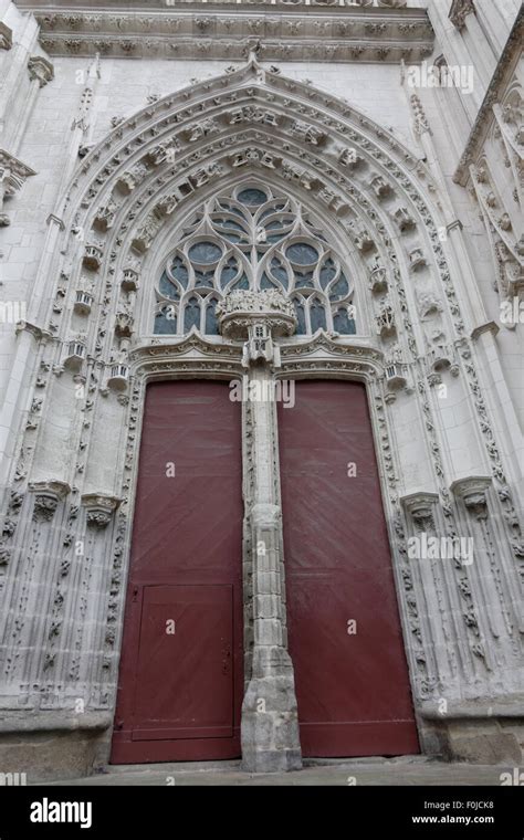 Cathedral Nantes France Stock Photo - Alamy