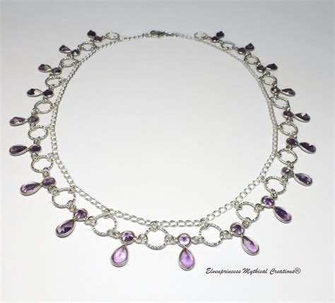 Sterling Silver Amethyst Necklace /gemstone Necklace /amethyst - Etsy UK
