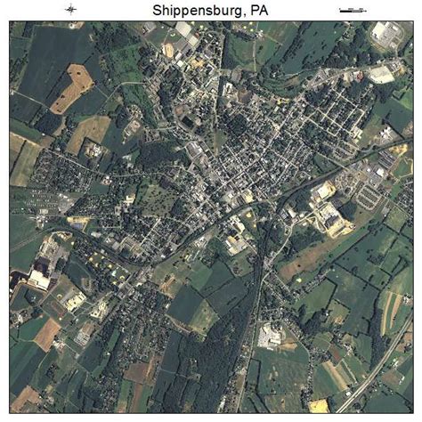 Aerial Photography Map of Shippensburg, PA Pennsylvania