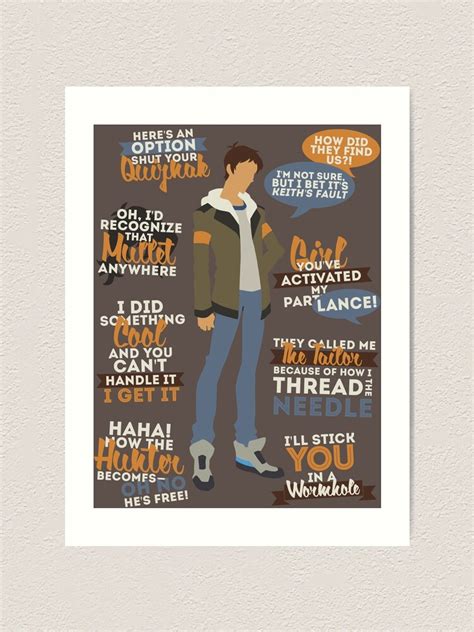 "Lance Quotes" Art Print by ZeroKara | Redbubble