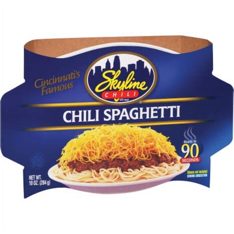 Skyline Microwavable Chili Spaghetti, 10 oz - Kroger