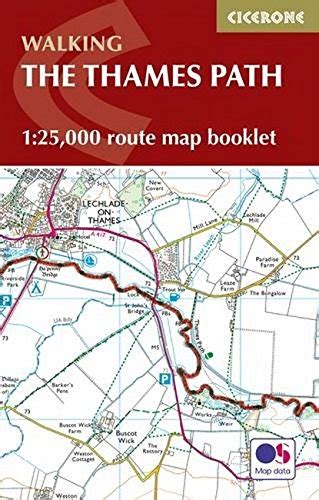 The Thames Path Map Booklet: 1:25,000 OS Route Map Booklet- Buy Online ...