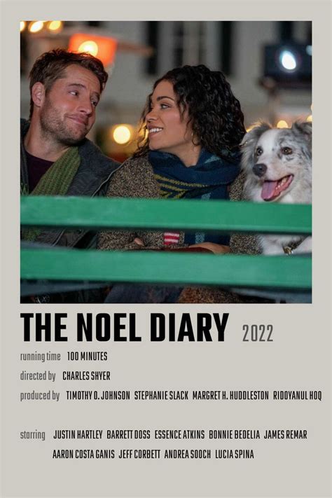 The Noel Diary Movie Poster Bonnie Bedelia, James Remar, Diary Movie, Justin Hartley, Huddleston ...