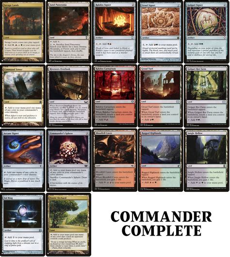 JUND RIVETEERS Black/Red/Green Commander Deck Builder Starter Pack Kit – CommanderComplete