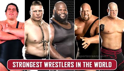 Top 10 Strongest Wrestlers in WWE History | Sportz Craazy