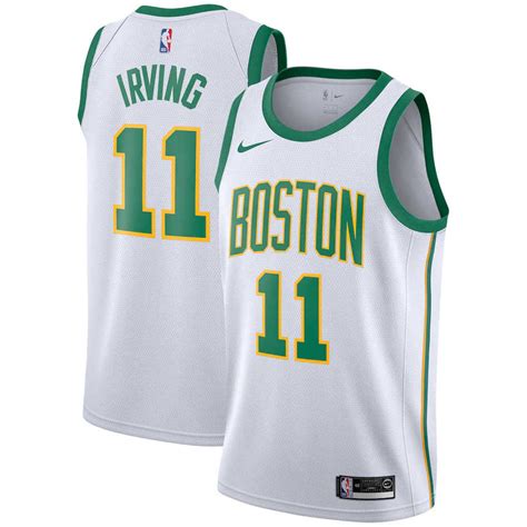 2019/2020 Boston Celtics White Swingman Jersey Men City Edition | Boston celtics, Kyrie irving ...