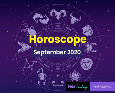 September 2020 Horoscope By Pandit Ji | HerZindagi