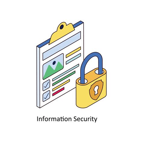 Information Security Vector Isometric Icons. Simple stock illustration 21500402 Vector Art at ...