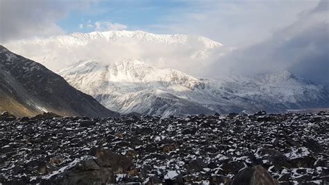 Snowfall view in Gilgit Baltistan - YouTube