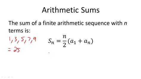 Sums of Finite Arithmetic Series | CK-12 Foundation