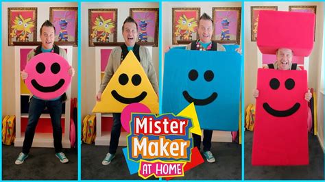 The Shapes! - Mister Maker at Home 🏠 Series 1, Episode 8 🎨 - YouTube