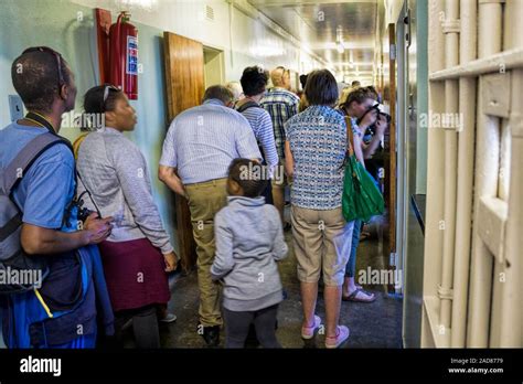 Robben Island, cell wing Stock Photo - Alamy