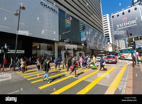 Canton Road in Tsim Sha Tsui, Hong Kong Stock Photo - Alamy