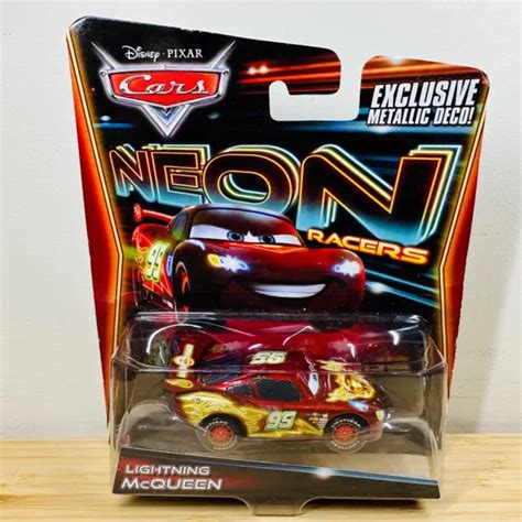 DISNEY PIXAR DIECAST Cars - Lightning McQueen Neon Racers $39.95 - PicClick AU