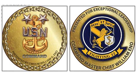 Navy Chief Challenge Coins, Veteran Owned | Embleholics