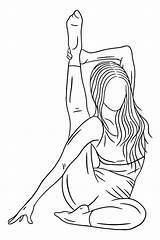 Bundle Meditation Yoga Cartoon Doodle Line Art Meditating Children  sketch template