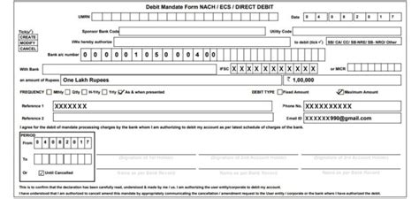 NACH: Full Form, Credit, Debit, Meaning, Mandate, NACH OTM Form – GST ...