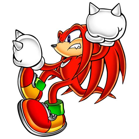 Artwork of Knuckles, from ‘Sonic Adventure’ on the Dreamcast. | Sonic adventure, Echidna, Sonic