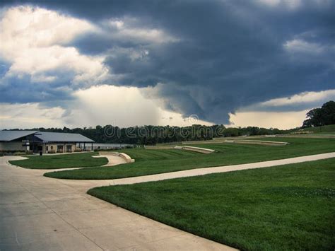 Large Thunderstorm Forming at Lake Olathe in Olathe City in Kansas ...