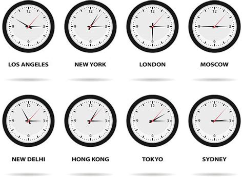 Royalty Free Time Zone Clip Art, Vector Images & Illustrations - iStock