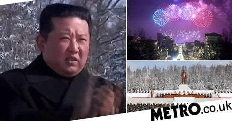 Kim Jong-un braves -20C as entire nation celebrates Kim Jong-il's 80th ...