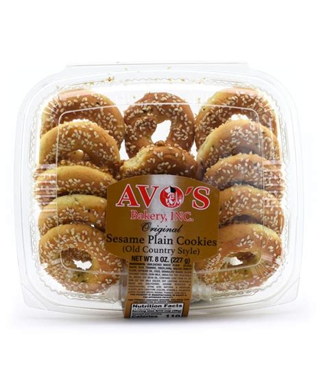 Sesame Plain Cookies - Avos Bakery