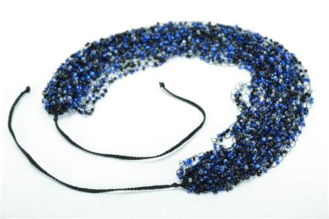 BUY Dark blue Necklace 710142641 - HANDMADE GOODS at MADEHEART.COM