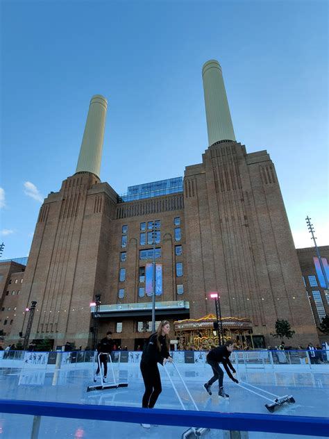 Ice skating starts today at Battersea Power Station : r/london