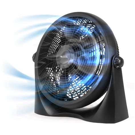 Commercial Cool 16 Inch High Velocity Floor Fan, Black, CFF16B for sale ...