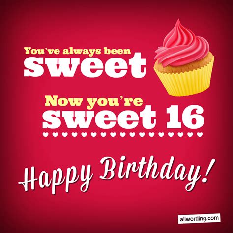 Happy Sweet 16! A List of 16th Birthday Wishes For a Special Young Lady ...