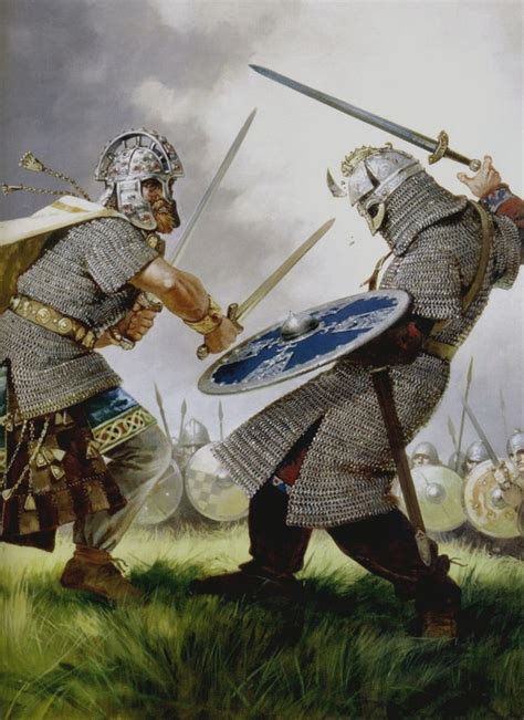 Viking warlord vs Irish chieftain | Ancient warriors, Medieval history ...