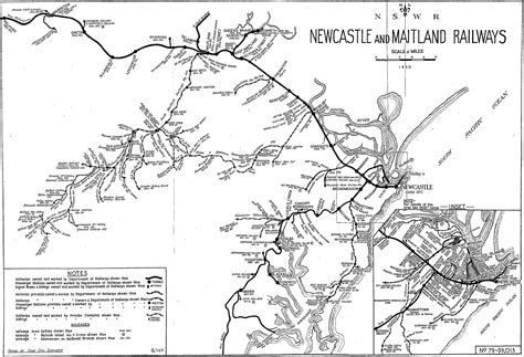 Newcastle Railway Map