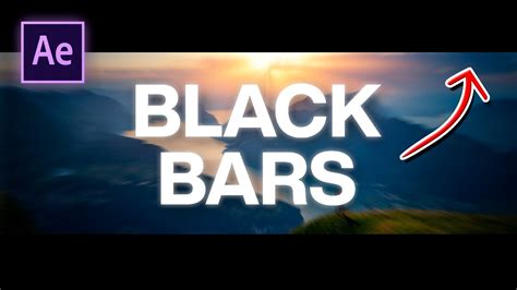 [TUTORIAL] How to Animate Cinematic Black Bars - After Effects 2020 - YouTube