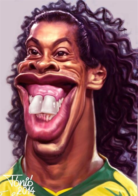 Ronaldinho | Ronaldinho, Caricaturas