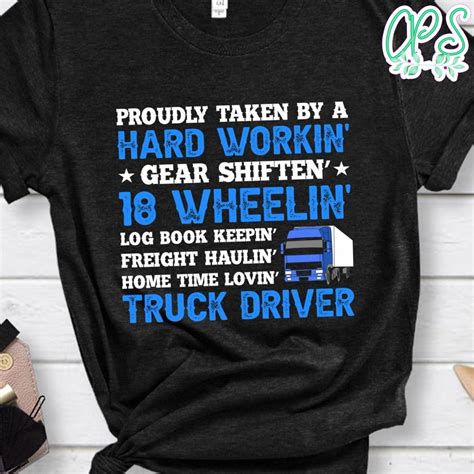 Truck Driver T Shirts | CustomPartyShirts Studio