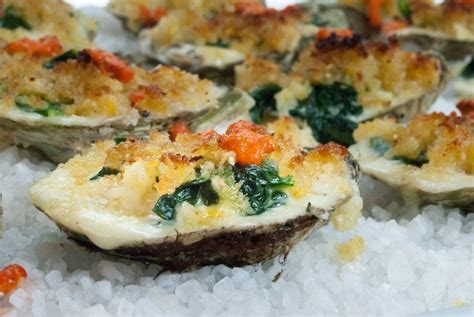 This recipe for Oysters Rockefeller with Romesco Sauce is from episode ...