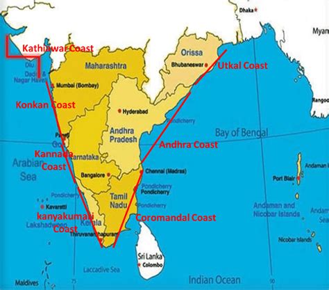 Where Is Konkan Coast Located In India Map - Share Map