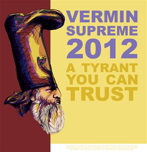 Vermin Supreme by nthomas-illustration on deviantART