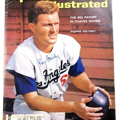 Ron Fairly Signed Autograph Magazine Sports Illustrated 1963 Dodgers ...