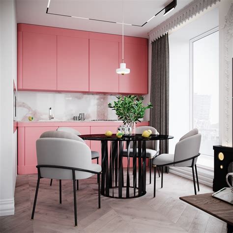 51 Inspirational Pink Kitchens With Tips & Accessories To Help You ...