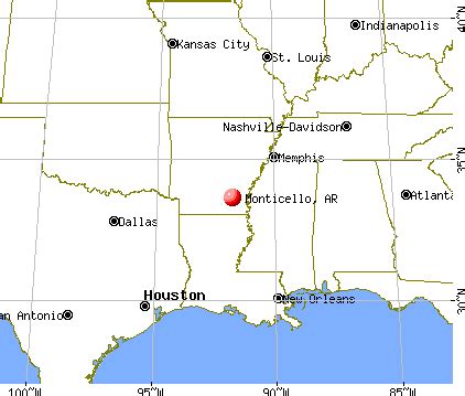 Monticello, Arkansas (AR 71655) profile: population, maps, real estate, averages, homes ...