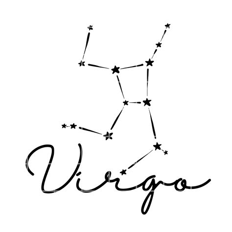 Astrology Constellation Signs Svg Zodiac Sign Lettering Svg Virgo Svg ...