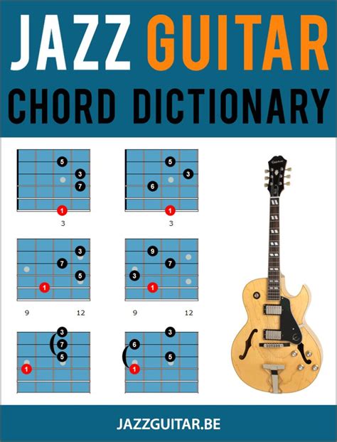 Jazz Guitar Chord Dictionary (244 Chord Shapes) | Jazz guitar chords, Jazz guitar, Guitar chords