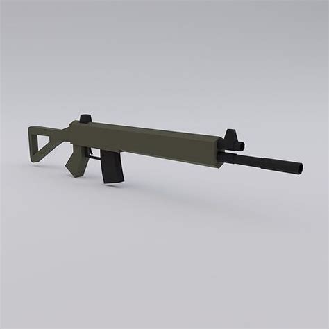 3D model SIG SG 550 assault rifle VR / AR / low-poly | CGTrader