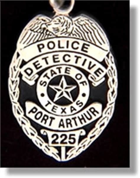 Port Arthur, Texas Police Badge Charms