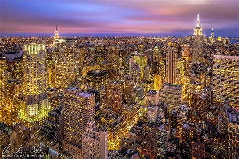 New York Skyline Sunset by Nightline on DeviantArt