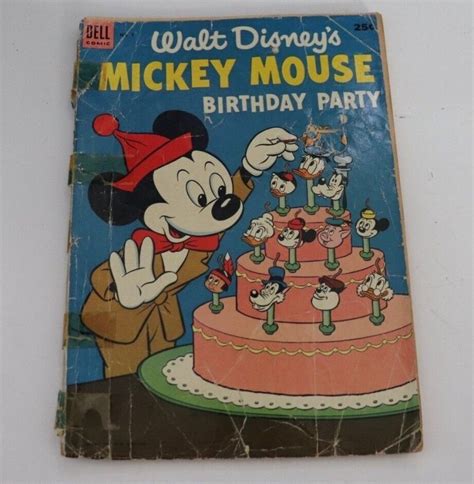 Dell Walt Disneys Mickey Mouse Birthday Party #1 1953 | Comic Books ...