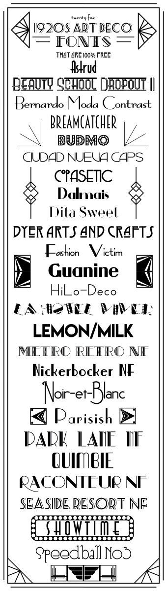 Free Art Deco Fonts For Commercial Use - Download Free Mock-up