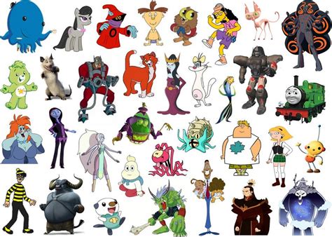 Click the 'O' Cartoon Characters II Quiz - By ddd62291